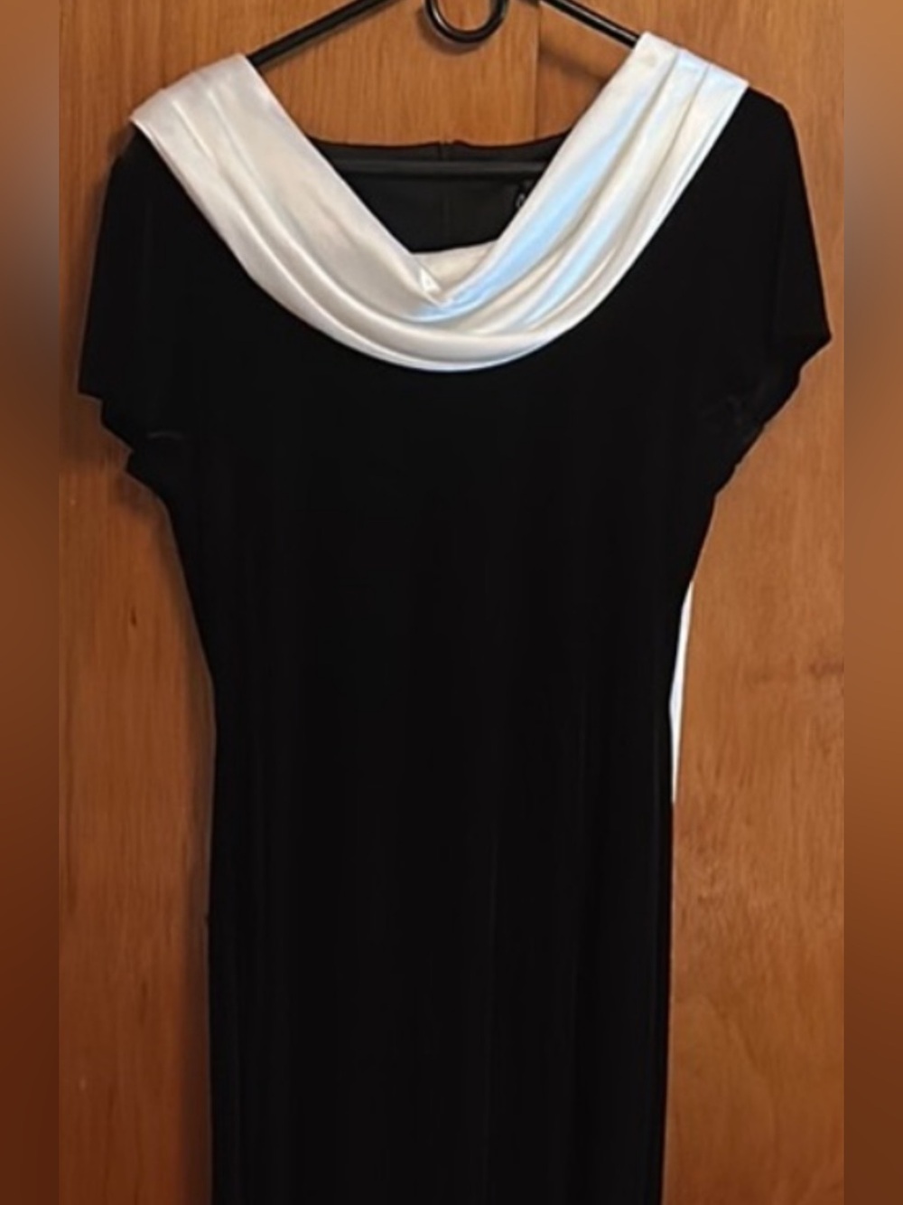 Black Velvet Midi Dress by Connected Apparel